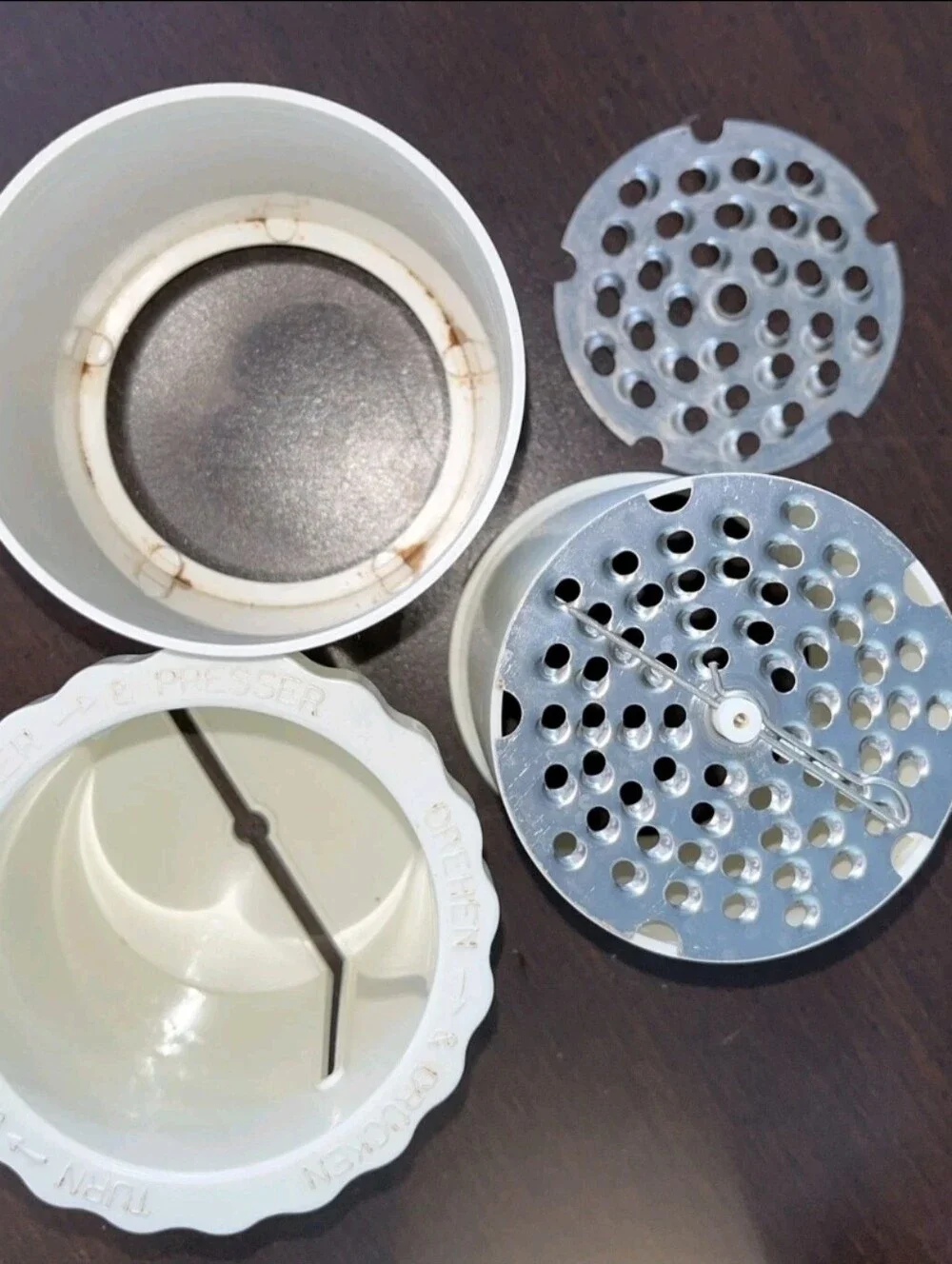 Vintage Eva Multi-Grater Stainless Steel Blade Kitchen Food Grater